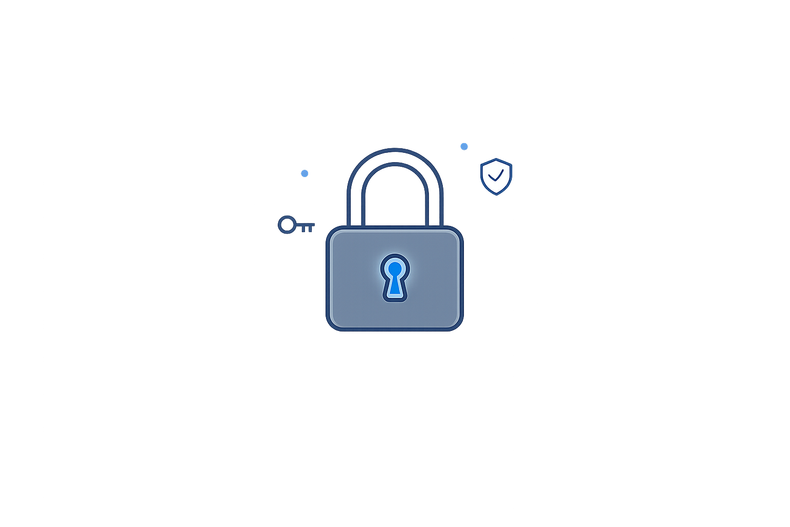 Privacy and account protection illustration
